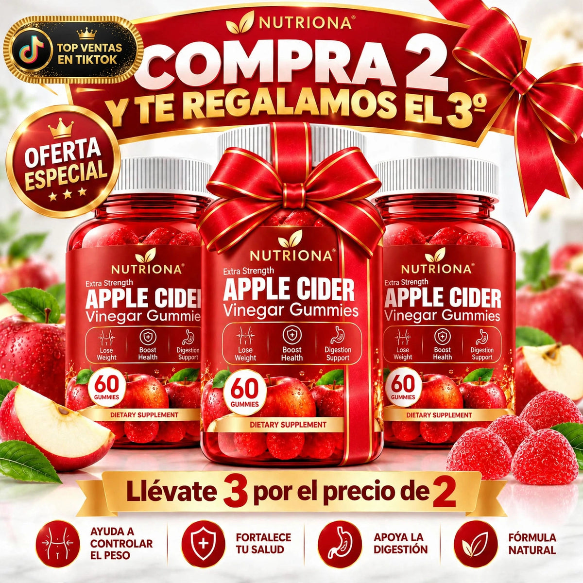 Gummies de Vinagre de Manzana